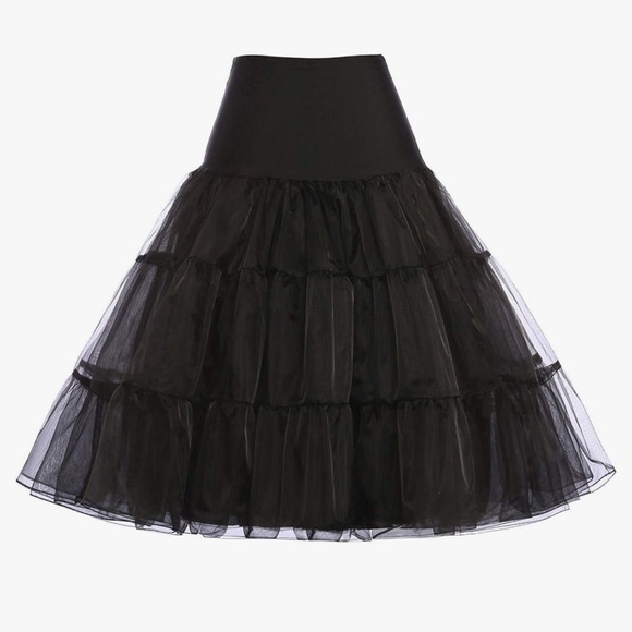 Grace Karin Dresses & Skirts - GRACE KARIN Black 50s Petticoat Skirt Dress Crinoline Tutu Underskirts for Women